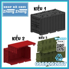 Đồ chơi xếp hình Thùng Container quân đội Minifigures