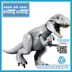 [28 cm] Xếp hình khủng long Gray Tyrannosaurus Jurassic Park trong công viên kỷ jura Lego Minifigures 33060-25