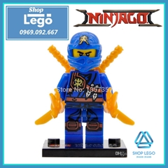 Xếp hình Ninjago WO - Zane - Golden Ninja - Pythor - Cole - Jay - Lloyd - Kai Lego Minifigures JR747