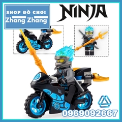Xếp hình Ninjago Jay - Zane - Kai - Lloyd - Nya - Cole - Ice Emperor - General Vex Lego Minifigures PRCK 61015
