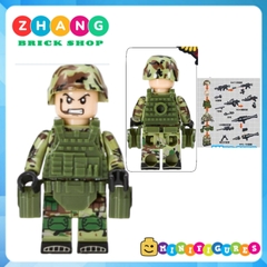 Đồ chơi Xếp hình Lực lượng đặc nhiệm Spetsnaz Alpha Nga tinh nhuệ giỏi nhất thế giới Lego Minifigures Tbstoy Tbs41-46