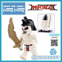 Xếp hình Ninjago đại chiến tộc rắn và bạch cốt tinh tộc Lego Minifigures LELE A098 105