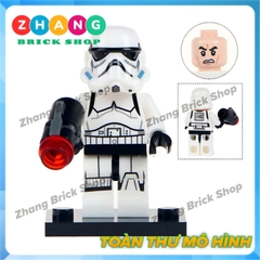 Xếp hình Star Wars Rebel - Imperial - Lor San Tekka - Stormtrooper - Tusken - AT-AT Lego Minifigures Lele C001 008