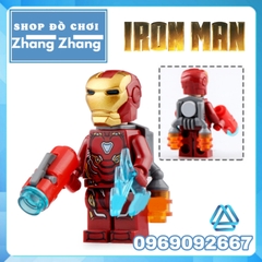 Xếp hình Iron man Captain America MK5 MK1 MK41 MK50 Ant Man Avengers Endgame Lego Minifigures Lele D165 d172