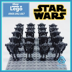 Xếp hình Star Wars Bộ 4 con Super Battle Droid trong chiến tranh giữa các vì sao Lego Minifigures POGO C014