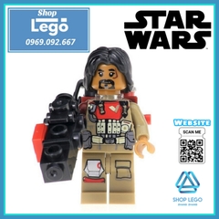 Xếp hình Star Wars Han Solo Palpatine Chirrut Imwe Obi-Wan Kenobi Darth Malgus Krennic Leia Lego Minifigures Pogo PG8024