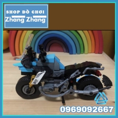 Xếp hình Motor BMW R1200Gs mới nhất 255 hình có hộp đầy đủ Lego Minifigures Sembo Block 701108