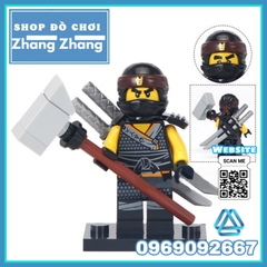 Xếp hình Ninjago Master Spinjitzu Harumi Samurai X Lego Minifigures LELE A001-008