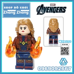 Đồ chơi Xếp hình Venom Blacklast Hawkeye - Nebula - Black Panther Captain Marvel - Spider Man Minifigures PRCK GD238 245
