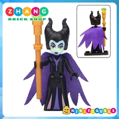 Xếp hình Elsa - Anna - Ariel - Aurora - Maleficent - Ursula - Prince Eric Lego Minifigures Lele F018 025