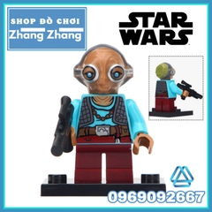 Xếp hình Star Wars Sith Trooper - Han Solo - Luke Skywalker- Snoke- George Lucas Lego Minifigures WM6039