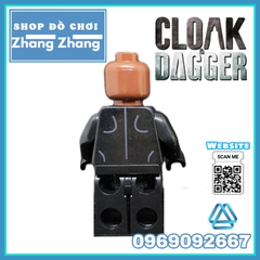 Xếp hình Cloak & Dagger
- Tyrone Johnson Siêu anh hùng Lego Minifigures Kopf KF573 KF6046