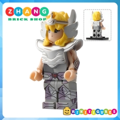 Xếp hình Athena - Pegasus - Cygnus Hyoga - Shiryu - Ikki trong Saint Seiya Lego Minifigures POGO PG8128