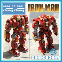 [1363 hình] Xếp hình Iron man chế tạo Hulkbuster MK44 Age of Ultron Lego Minifigures Decool 7134