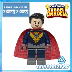 Xếp hình siêu anh hùng Captain Barbell Lego Minifigures Wm402