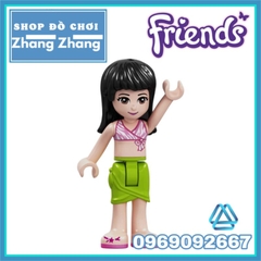 Đồ chơi xếp hình Friends Tom - Nicole - Stella Andrea - Martina James - Mia Olivia Minifigures Lele F034 041
