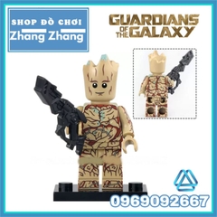 Đồ chơi xếp hình Thần sấm Thor Valkyrie Jane Foster Korg Zeus Groot Minifigures Koruit KT1062