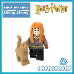 Đồ chơi xếp hình Harry Potter - Ron Weasley - Susan Bones - Argus Filch Minifigures POGO PG8178