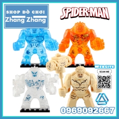 Xếp hình Người đột biến Big Size Elementals - Spider Man : Far From Home Lego Minifigures Xinh Xh1255 - 1258