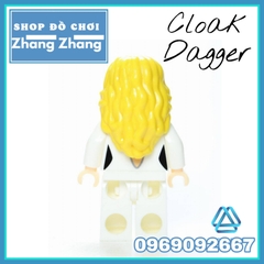 Xếp hình Cloak & Dagger Siêu anh hùng Marvel mới nhất 2020 Lego Minifigures Kopf KF572