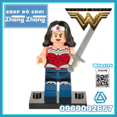 Xếp hình Brainiac Electro wonder woman Storm Bullseye Plastic Man Bane DC Comics tuyển tập Lego Minifigures Xinh 075 082