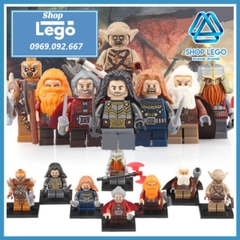 Xếp hình The Lord of the Rings Fili Dain Kili Oin Gloin Dori Goblin Gundabad Orc Lego Minifigures Pogo PG8183
