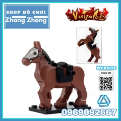 Xếp hình ngựa chiến trong Tam Quốc Xích thố - Đích Lô - Tuyệt ảnh Lego Minifigures Koruit XP1011-1016