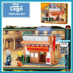 Xếp hình 270 hình Tiệm đồ nướng Naruto và Sasuke rủ nhau đi nhậu Lego Minifigures PRCK 69626
