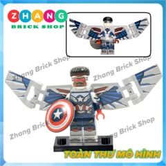 Đồ chơi xếp hình Bucky Scarlet Witch Vision Gamora Captain Falcon Loki Star-Lord Minifigures POGO PG8298