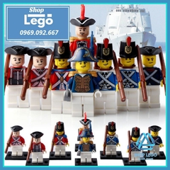 Xếp hình lục quân quân đội Cuộc chiến Hoa Kỳ - Anh Quốc 1812 Lego Minifigures POGO PG8035