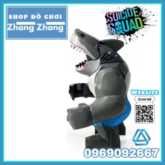 Đồ chơi xếp hình King Shark vua cá mập trong Suicide Squad Biệt đội cảm tử Minifigures Kopf KF1557
