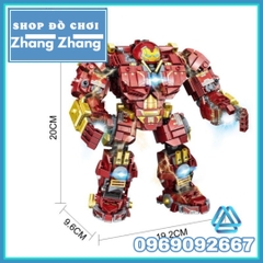 [711 hình] Xếp hình Iron Man Người sắt Hulkbuster Armor mới nhất 2021 Lego Minifigures Xinh 9018 XH9018