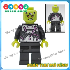 Mô hình nhân vật Superman Brainiac
SuperGirl Hawkman Cyborg Bizarro 0199 0200 Zhang Brick Shop