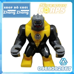 Đồ chơi Xếp hình Yellow Lantern Arkillo Siêu anh hùng Sinestro Green Lantern BigFigures Minifigures Xinh XH894