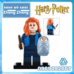 Xếp hình Harry Potter - Kingsley Shacklebolt - Dumbledore - James Potter - Lily Potter Lego Minifigures POGO PG8286