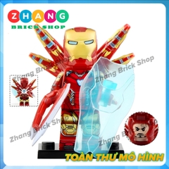 Xếp hình Avenger Thor Captain Marvel Ant man dr Strage  Wasp Scarnet Witch War Machine Iron Man Lego Minifigures Wm6063
