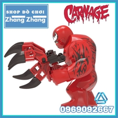 Đồ chơi xếp hình Carnage đại chiến Venom trong người nhện Spider man Minifigures XINH XH1767