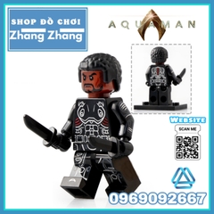 Xếp hình Aquaman Đế Vương Atlantics - Mera - Black Manta - Vulko - Atlanna - Nereus - Orm Lego Minifigures Xinh X0237