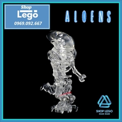 Xếp hình quái vật không gian ALIEN tàng hình trong suốt Lego Minifigures POGO PG1223