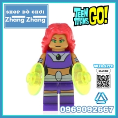 Xếp hình Young Justice League Teen Titans Robin - Cyborg - Beast Boy
- Starfire
- Raven Lego Minifigures Kopf KF6049