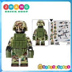 Đồ chơi Xếp hình Lực lượng đặc nhiệm Spetsnaz Alpha Nga tinh nhuệ giỏi nhất thế giới Lego Minifigures Tbstoy Tbs41-46