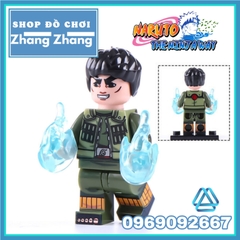 Đồ chơi xếp hình Naruto gồm Namikaze Minato - Uchiha Sasuke - Hatake Kakashi - Rock Lee - Zetsu Minifigures WM6109