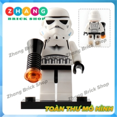 Xếp hình Star Wars Obi-Wan Imperial Guard Stormtrooper Darth Vader Jar Binks Han Solo Lego Minifigures Lele C015 022