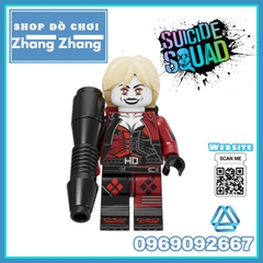 Đồ chơi xếp hình Amanda Waller - Peacemaker - Harley Quinn - Bloodsport - Rick Flag Ratcatcher Minifigures Kopf KF6140