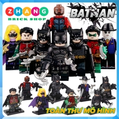 Mô hình nhân vật người dơi batman Deadshot Robin Batgirl Jeromi Valeska G0189 Zhang Brick Shop