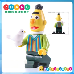 Xếp hình Sesame Street gồm Elmo - Ernie - Cookie Monster - Big Bird - Bert - Oscar the Grouch Lego Minifigures LG1003