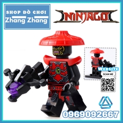 Xếp hình Ninjago đại chiến tộc rắn và bạch cốt tinh tộc Lego Minifigures LELE A098 105