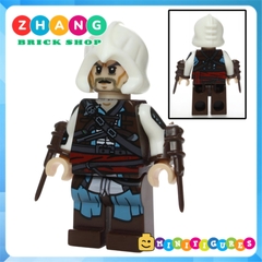 Đồ chơi xếp hình Assassin creed gồm Kenway Firenze Dorian Firenze Cormac Dorian Minifigures POGO PG8020