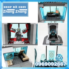 [511 hình] Xếp hình Lego Attack On Avengers Tower Lego Minifigures Decool 7114