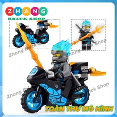 Xếp hình Ninjago Jay - Zane - Kai - Lloyd - Nya - Cole - Ice Emperor - General Vex Lego Minifigures PRCK 61015